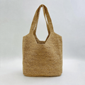 Marlowe Large Crochet Resort Tote - Tiger Canada handwoven raffia bag
