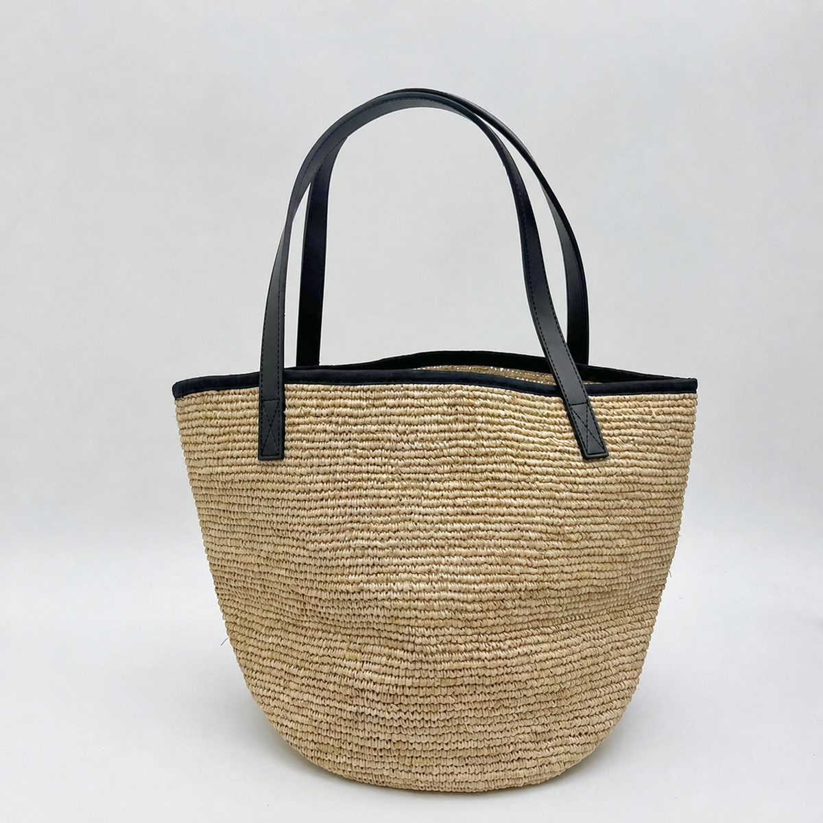 Shoreline Large Raffia Tote - Tiger Canada handwoven raffia bag