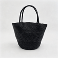 Luna Slouchy Crochet Raffia Tote - Tiger Canada handwoven raffia bag