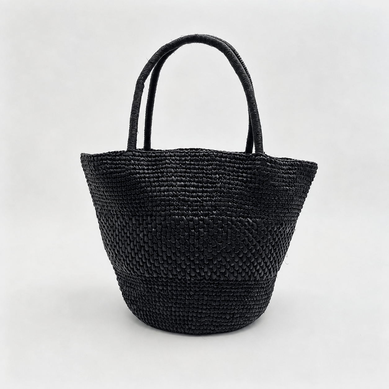 Luna Slouchy Crochet Raffia Tote - Tiger Canada handwoven raffia bag